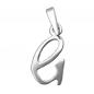 Preview: Anhänger 13x8mm Buchstabe G glänzend Silber 925 Preview: Anhänger 13x8mm Buchstabe G glänzend Silber 925