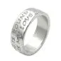 Preview: Ring 8mm mit Prägung LOVE HAS NO END Silber 925 Ringgröße 54 Preview: Ring 8mm mit Prägung LOVE HAS NO END Silber 925 Ringgröße 54