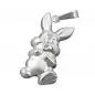 Preview: Anhänger Hase 20x10mm Silber 925 Preview: Anhänger Hase 20x10mm Silber 925