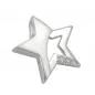 Preview: Anhänger 15x16mm Stern mit Zirkonias matt-glänzend Silber 925 Preview: Anhänger 15x16mm Stern mit Zirkonias matt-glänzend Silber 925