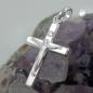 Mobile Preview: Anhänger 17x11mm Kreuz mit Jesus glänzend Silber 925