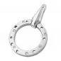 Preview: Anhänger 42x27mm Zirkonias rhodiniert Silber 925 Preview: Anhänger 42x27mm Zirkonias rhodiniert Silber 925