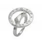 Preview: Ring 22mm Zirkonias mattiert rhodiniert Silber 925 Ringgröße 56 Preview: Ring 22mm Zirkonias mattiert rhodiniert Silber 925 Ringgröße 56