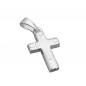 Preview: Anhänger 15x10mm Kreuz matt-diamantiert Silber 925