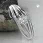 Preview: Anhänger 21x8mm streifig mit Zirkonias glänzend Silber 925 Preview: Anhänger 21x8mm streifig mit Zirkonias glänzend Silber 925