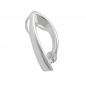 Preview: Anhänger 18,5x8mm oval mit Zirkonia glänzend Silber 925 Preview: Anhänger 18,5x8mm oval mit Zirkonia glänzend Silber 925