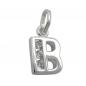 Preview: Anhänger 8x7mm Buchstabe B glänzend mit Zirkonias Silber 925 Preview: Anhänger 8x7mm Buchstabe B glänzend mit Zirkonias Silber 925