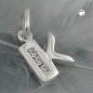 Preview: Anhänger 8x7mm Buchstabe K glänzend mit Zirkonias Silber 925 Preview: Anhänger 8x7mm Buchstabe K glänzend mit Zirkonias Silber 925
