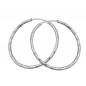 Preview: Creole 35mm diamantiert Drahtcreole mit Steckverschluss Silber 925 Preview: Creole 35mm diamantiert Drahtcreole mit Steckverschluss Silber 925