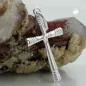 Preview: Anhänger 24x14mm Kreuz glänzend geringelte Enden Silber 925 Preview: Anhänger 24x14mm Kreuz glänzend geringelte Enden Silber 925