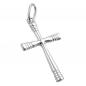 Preview: Anhänger 24x14mm Kreuz glänzend geringelte Enden Silber 925 Preview: Anhänger 24x14mm Kreuz glänzend geringelte Enden Silber 925
