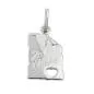 Preview: Anhänger 22x12mm Je t- aime Silber 925 Preview: Anhänger 22x12mm Je t- aime Silber 925