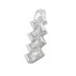Preview: Anhänger 21x7mm 4x Zirkonia schräg glänzend Silber 925 Preview: Anhänger 21x7mm 4x Zirkonia schräg glänzend Silber 925