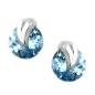 Preview: Ohrstecker Ohrring 7x6mm synthetischer Aquamarin Silber 925 Preview: Ohrstecker Ohrring 7x6mm synthetischer Aquamarin Silber 925