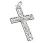Preview: Anhänger 33x20mm Kreuz mit Jesus glänzend Silber, 925 Preview: Anhänger 33x20mm Kreuz mit Jesus glänzend Silber, 925