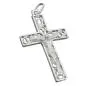 Preview: Anhänger 33x20mm Kreuz mit Jesus glänzend Silber, 925 Preview: Anhänger 33x20mm Kreuz mit Jesus glänzend Silber, 925