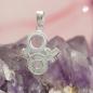 Preview: Anhänger 23mm Venus/Mars-Symbol mit Zirkonias glänzend Silber 925 Preview: Anhänger 23mm Venus/Mars-Symbol mit Zirkonias glänzend Silber 925