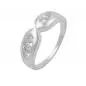Preview: Ring 6mm mit 6 Zirkonias glänzend Silber 925 Ringgröße 60