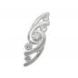 Preview: Anhänger 22x7mm mit 5 Zirkonias glänzend Silber 925 Preview: Anhänger 22x7mm mit 5 Zirkonias glänzend Silber 925