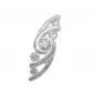 Preview: Anhänger 22x7mm mit 5 Zirkonias glänzend Silber 925 Preview: Anhänger 22x7mm mit 5 Zirkonias glänzend Silber 925