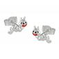 Preview: Ohrstecker Ohrring 8x3mm Kinderohrring kleiner Wurm matt-glänzend Silber 925 Preview: Ohrstecker Ohrring 8x3mm Kinderohrring kleiner Wurm matt-glänzend Silber 925