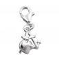 Preview: Anhänger 10mm Charm Seemannsgrab glänzend Silber 925 Preview: Anhänger 10mm Charm Seemannsgrab glänzend Silber 925