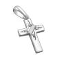 Preview: Anhänger 19x12mm Kreuz mit 4 Zirkonias Silber 925 Preview: Anhänger 19x12mm Kreuz mit 4 Zirkonias Silber 925