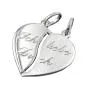 Preview: Anhänger 18x17mm Doppelanhänger Herz mit Gravur - Ich liebe Dich - Silber 925 Preview: Anhänger 18x17mm Doppelanhänger Herz mit Gravur - Ich liebe Dich - Silber 925
