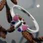 Preview: Ring Kinderring Schmetterling lila-pink lackiert Silber 925 Gr. 42 Preview: Ring Kinderring Schmetterling lila-pink lackiert Silber 925 Gr. 42