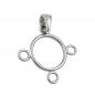 Preview: Anhänger 21mm für Charm-Anhänger glänzend rhodiniert Silber 925 Preview: Anhänger 21mm für Charm-Anhänger glänzend rhodiniert Silber 925