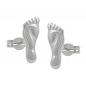 Preview: Ohrstecker Ohrring 12x45mm Füße glänzend Silber 925 Preview: Ohrstecker Ohrring 12x45mm Füße glänzend Silber 925