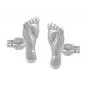Preview: Ohrstecker Ohrring 12x45mm Füße glänzend Silber 925 Preview: Ohrstecker Ohrring 12x45mm Füße glänzend Silber 925