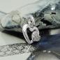 Preview: Anhänger 9x9mm Herz mit Zirkonias glänzend Silber 925 Preview: Anhänger 9x9mm Herz mit Zirkonias glänzend Silber 925
