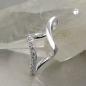 Preview: Anhänger 20x10mm Rhombus mit Zirkonias Silber 925