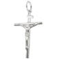 Preview: Anhänger 32x18mm Kreuz mit Jesus glänzend Silber 925 Preview: Anhänger 32x18mm Kreuz mit Jesus glänzend Silber 925