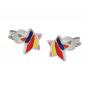 Preview: Ohrstecker Ohrring 7x7mm Stern farbig emailliert Silber 925 Preview: Ohrstecker Ohrring 7x7mm Stern farbig emailliert Silber 925