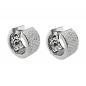Preview: Creole 17x10mm Klappscharnier viele Zirkonias glänzend rhodiniert Silber 925 Preview: Creole 17x10mm Klappscharnier viele Zirkonias glänzend rhodiniert Silber 925