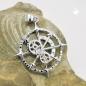 Preview: Anhänger 22mm nautisches Messgerät Silber glänzend rhodiniert 925 Preview: Anhänger 22mm nautisches Messgerät Silber glänzend rhodiniert 925
