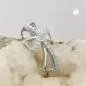 Preview: Anhänger 20x14mm Kreuz mit Zirkonias rhodiniert Silber 925 Preview: Anhänger 20x14mm Kreuz mit Zirkonias rhodiniert Silber 925