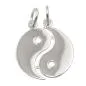 Preview: Anhänger 18mm Doppel Yin-Yang glänzend Silber 925 Preview: Anhänger 18mm Doppel Yin-Yang glänzend Silber 925
