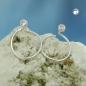 Preview: Ohrstecker Ohrring 15mm Ohrspirale mit Zirkonia Silber 925 Preview: Ohrstecker Ohrring 15mm Ohrspirale mit Zirkonia Silber 925