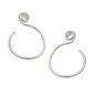 Preview: Ohrstecker Ohrring 15mm Ohrspirale mit Zirkonia Silber 925 Preview: Ohrstecker Ohrring 15mm Ohrspirale mit Zirkonia Silber 925
