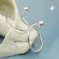 Preview: Ohrstecker Ohrring 15mm Ohrspirale mit Kugel Silber 925 Preview: Ohrstecker Ohrring 15mm Ohrspirale mit Kugel Silber 925