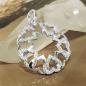 Preview: Anhänger 21mm Kreis aus Herzen glänzend und mit Zirkonias Silber 925 Preview: Anhänger 21mm Kreis aus Herzen glänzend und mit Zirkonias Silber 925