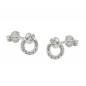 Preview: Ohrstecker Ohrringe 7x6mm kleiner Kreis mit Knoten und Zirkonias Silber 925 Preview: Ohrstecker Ohrringe 7x6mm kleiner Kreis mit Knoten und Zirkonias Silber 925