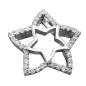 Preview: Anhänger 17mm Stern mit Zirkonias glänzend rhodiniert Silber 925 Preview: Anhänger 17mm Stern mit Zirkonias glänzend rhodiniert Silber 925