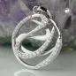 Preview: Anhänger 23mm mit Zirkonias glänzend rhodiniert Silber 925 Preview: Anhänger 23mm mit Zirkonias glänzend rhodiniert Silber 925