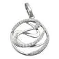 Preview: Anhänger 23mm mit Zirkonias glänzend rhodiniert Silber 925 Preview: Anhänger 23mm mit Zirkonias glänzend rhodiniert Silber 925
