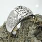 Preview: Ring 10mm mit Zirkonias glänzend rhodiniert Silber 925 Ringgröße 54 Preview: Ring 10mm mit Zirkonias glänzend rhodiniert Silber 925 Ringgröße 54
