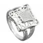 Preview: Ring 16mm mit vielen Zirkonias glänzend rhodiniert Silber 925 Ringgröße 54 Preview: Ring 16mm mit vielen Zirkonias glänzend rhodiniert Silber 925 Ringgröße 54